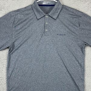 Nike Golf Dri-Fit Polo Shirt Mens Large Gray Athletic Short Sleeve Rugby Mens